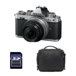 Cámara Mirrorless Nikon Z Fc 20.9MP 16-50mm Plata WiFi Bluetooth + Bolsa Tarjeta SD