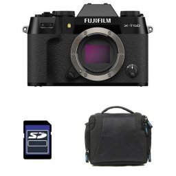 Cámara Mirrorless Fujifilm X-T50 Negra 40.2MP 6.2K/30P WiFi Bluetooth + Bolsa y Tarjeta SD 8GB