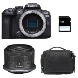 Cámara Mirrorless Canon EOS R10 24.2MP RF-S 18-45mm IS STM WiFi Bluetooth