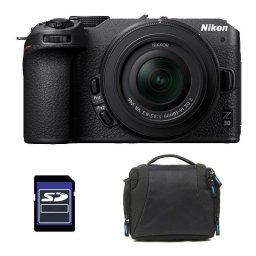 Cámara Mirrorless Nikon Z30 20.9MP 4K 16-50mm WiFi Bluetooth + Bolsa Tarjeta 8GB