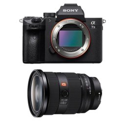 Cámara Mirrorless Sony Alpha 7 III 24MP 4K Sensor Full-Frame USB-C WiFi Bluetooth + Objetivo FE 24-70mm F2.8 GM II