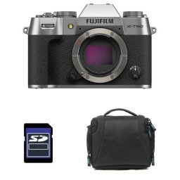 Cámara Mirrorless Fujifilm X-T50 Plata 40.2MP 6.2K/30P Sensor APS-C WiFi Bluetooth