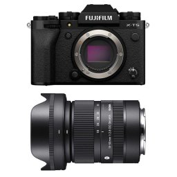 Cámara Mirrorless Fujifilm X-T5 40.2MP 6.2K/30P Sigma 18-50mm WiFi Bluetooth