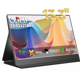 Monitor Uperfect 13,3" UltraHD 4K 60Hz OLED Tiempo de respuesta 1 ms USB-C Mini HDMI