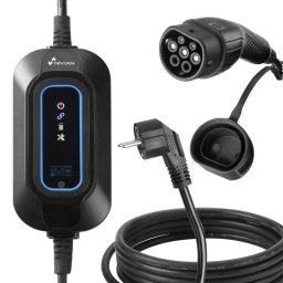 Cargador portátil Nivian Tipo 2 Schuko 3,7kW 16A IP65 5m