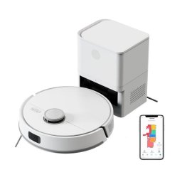 Robot aspirador y fregasuelos Liectroux M70 Pro con autovaciado Navegación LiDAR 6500Pa Control por voz