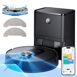 Robot Aspirador y Fregasuelos Proscenic Q8 Max+ con Autovaciado Navegación LiDAR 8000 Pa