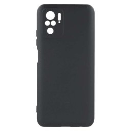 Funda para móvil La Casa de las Carcasas Silicona Microfibra Negra resistente para Xiaomi Redmi Note 10