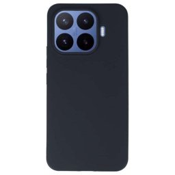 Funda para móvil La Casa de las Carcasas Silicona Microfibra Negra Reforzada para Xiaomi 17t Pro