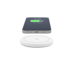 Cargador inalámbrico PURO Blanco 10W Qi MagSafe