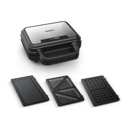 Sandwichera Tefal UltraCompact 3w1 700W con placas intercambiables