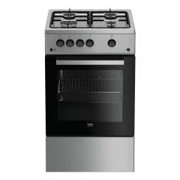 Cocina independiente Beko FSG52020FX Acero inoxidable 4 quemadores