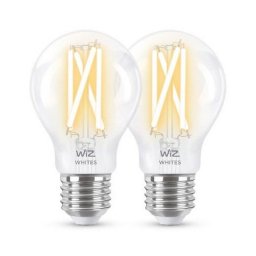 WIZ Bombilla Inteligente Wi-Fi Filamento Blanco Cálido/Frío 60W E27 Pack x2