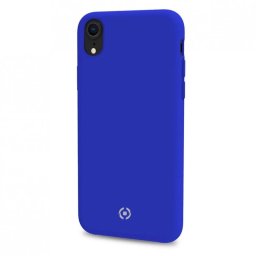 Celly Cover Feeling Funda Azul para iPhone XR
