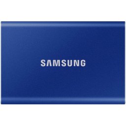 Samsung T7 Disco Duro SSD PCIe NVMe USB 3.2 500GB Azul