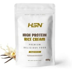 HSN Crema de arroz proteica 500g vainilla - Recetas Saludables - Polvo - 10 Servicios