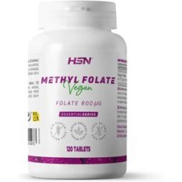 HSN Metilfolato (800mcg folato) - 120 tabs - Pre/post natal - Tabletas - 120 Servicios