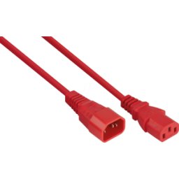 KABELMEISTER KM SK1430-R010 - Extensión del electrodoméstico frío Enchufe C14 al