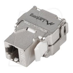 LANBERG LBG KSF52000 - Módulo KEYSTONE, rj45 CAT.5e ftp 180°, plata