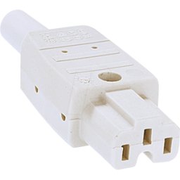 BACHMANN BACH 916.970 - C15A enchufe de electrodoméstico caliente, gris