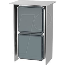 JEHOKA 12249045 - Columna de acero inoxidable B 1.2, 1 interruptor, 1 toma de corr
