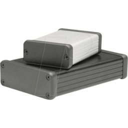 HAMMOND MANUFACTURING 1455N1202 - Carcasa de perfil, 1455 N, 120 x 103 x 53 mm, plateada