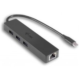 i-tec Concentrador HUB USB-C Slim, dotado de 3 puertos + Adaptador Gigabit Ethernet, USB 3.0 (3.1 Ge