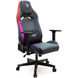Silla Gaming Woxter Stinger Station Elite - Luces LED - Azul y Rosa