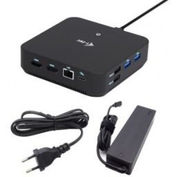 i-tec USB-C DP Dual HDMI Docking Station with Power Delivery 100 W + Universal Charger 100W