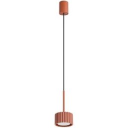 Lámpara colgante AURA 1 ocre rojo Gx53