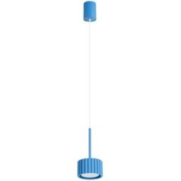 Lámpara colgante Aura 1 azul Gx53