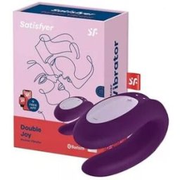 SATISFYER Double Joy con App Oro & Morado 1ud