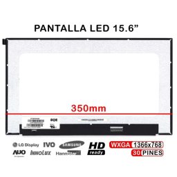 Pantalla LED de 15.6" para Portátil N156bga-e53 Rev B2