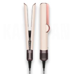Plancha de Pelo Profesional Karawan 140ºC Seco y Húmedo Pantalla LCD Rosa