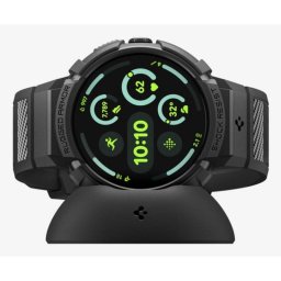 Funda protectora Spigen para Google Pixel Watch 4 (45mm) Negro TPU