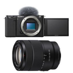 Cámara Mirrorless Sony Alpha ZV-E10 24.2MP 4K 18-135mm WiFi USB-C