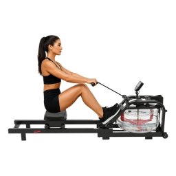 Máquina de remo Clover Fitness CFRower 223 Agua 16 niveles Negro