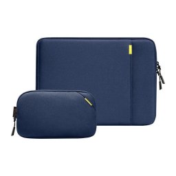 Fundas Tomtoc Defender-A13 para portátil 14" + estuche accesorios azul marino