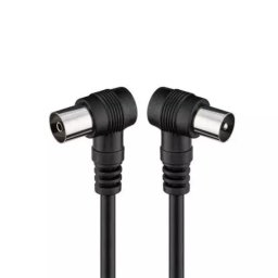 Cable de antena acodado Engel 1,5 m conector macho hembra