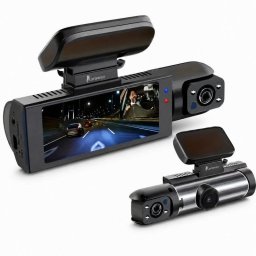 Cámara Dashcam Karawan 1296P Super HD Doble Lente Visión Nocturna Sensor G
