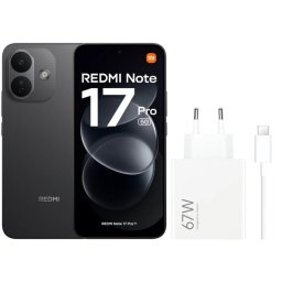 Xiaomi REDMI Note 17 Pro 5G 6GB 256GB 6.83" Negro + Cargador 67W