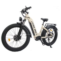Bicicleta eléctrica ORLMS MN-6 doble motor 1000W batería 52V 23Ah 26x4