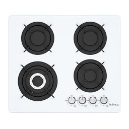 Placa de gas IsEasy MGBG-604B vidrio templado 4 quemadores