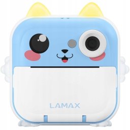 Cámara instantánea Lamax InstaKid2 Plus Flash Bluetooth Pantalla LCD Azul