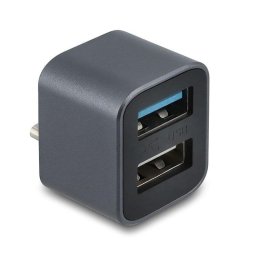 Hub DeLock 2 puertos 10 Gbps USB-C modelo 64359 compacto metálico