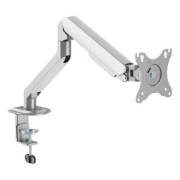 White Shark AKHENATEN Soporte Monitor 17 a 32" VESA 75x75 a 100x100 Max 9Kg Mesa Plata