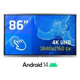 Pantalla interactiva 4K IGGUAL ORCHID 86" táctil 20 puntos Android