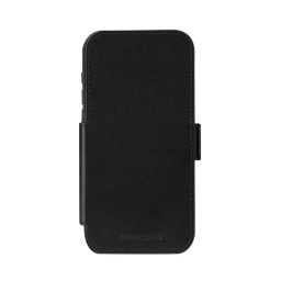 Funda para móvil dbramante1928 cartera cuero negro con soporte para iPhone 17 Pro
