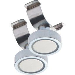 LED2WORK L2W 210200-08 - Abrazadera de resorte con imán, 1 par