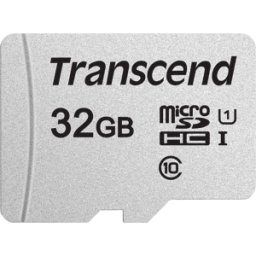 TS32GUSD300S - Tarjeta de memoria microSDHC 32 GB, Transcend 300S, clase 10